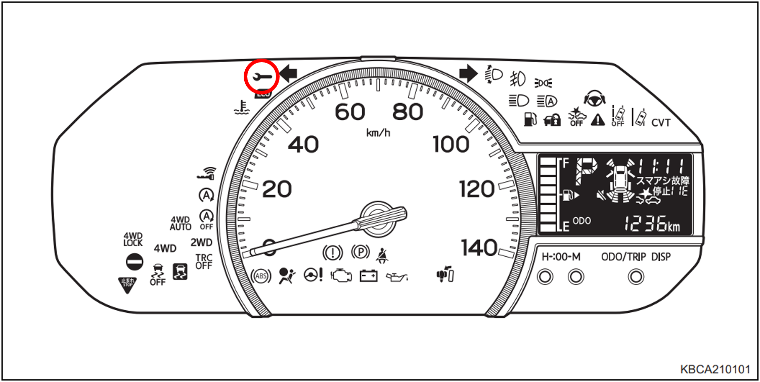FAQ | エンジンオイル交換の警告灯(スパナのランプ)の消し方を教えて